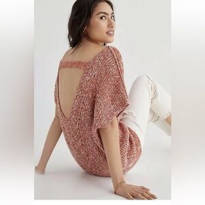 Pilcro oversized knit tunic tee size M NWT